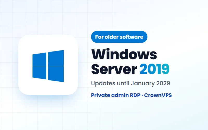 Colorado RDP with Windows Server 2019 (for older software)